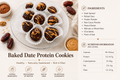 Baked Date Protein Cookies