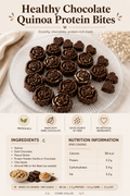 Healthy Chocolate Quinoa Protein Bites
