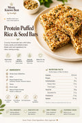 Protein Puffed Rice & Seed Bars